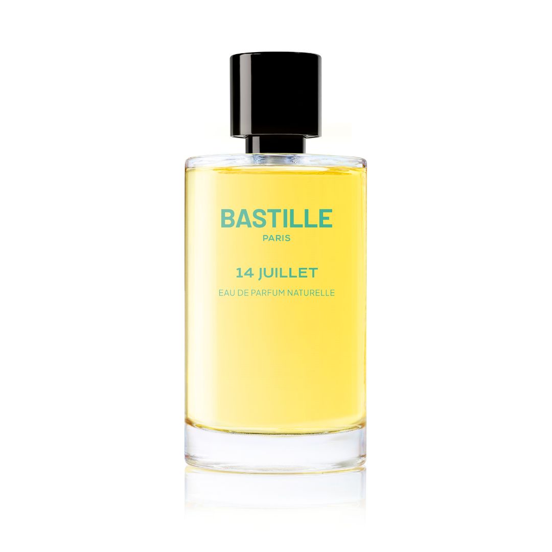 Bastille Paris 14 Juillet perfume blends warm vanilla and oriental notes in a unisex scent offered in 50 ml