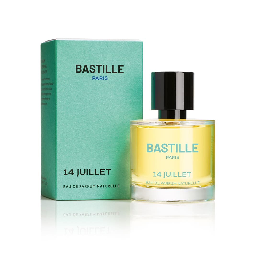 14 Juillet by Bastille Paris features a unisex oriental vanilla profile perfect in a 50 ml bottle