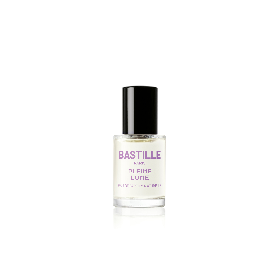 Bastille Perfume Pleine Lune in 15ml blends petal notes and hedione in a white floral fragrance for men and women