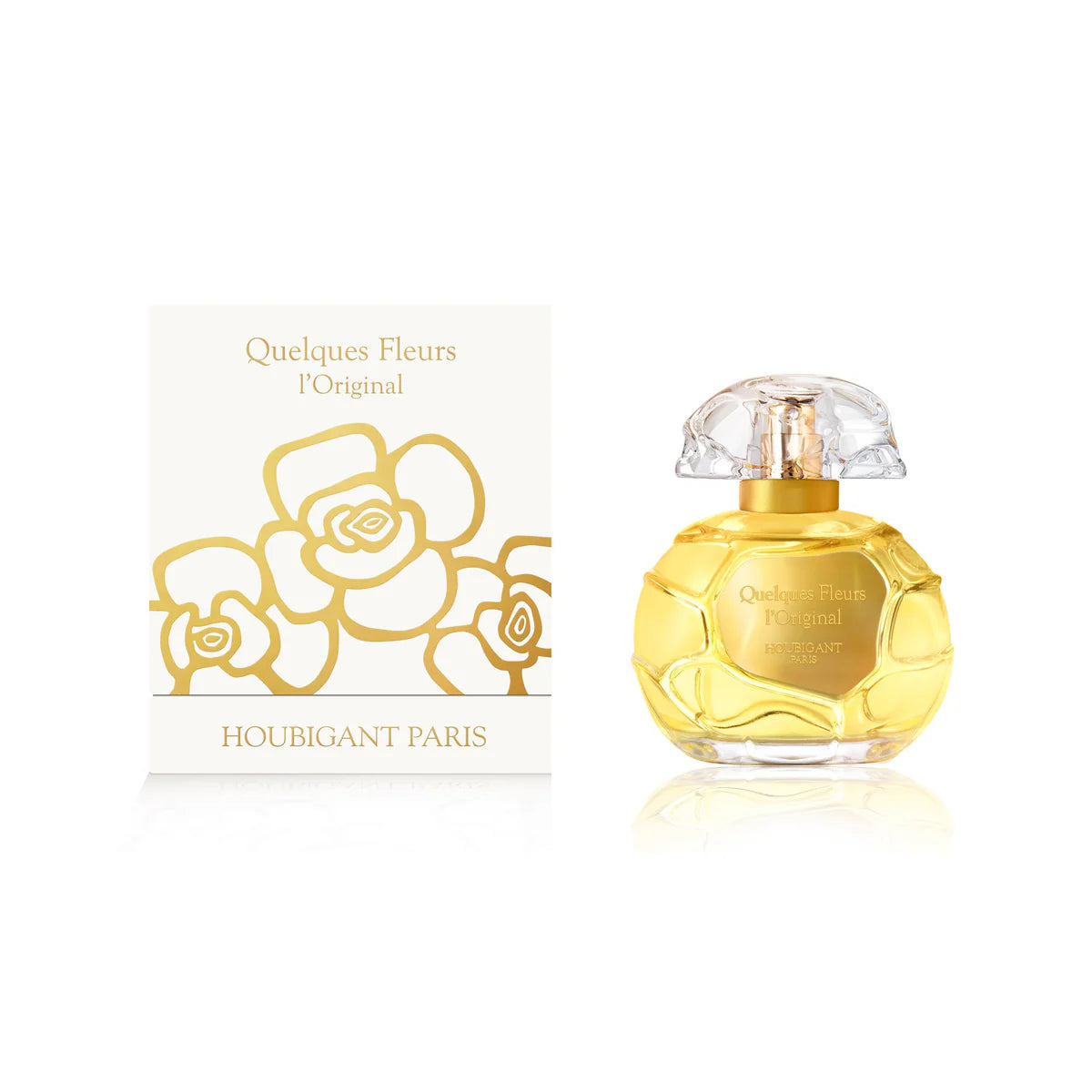 Experience Quelques Fleurs, a captivating Eau de Parfum with an ambrosial, ethereal, and voluptuous floral blend.