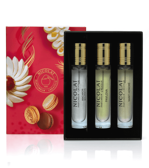 Nicolaï Parfum Travel Spray 15 ml offers a luminous floral-chypre scent from a highly acclaimed niche fragrance brand