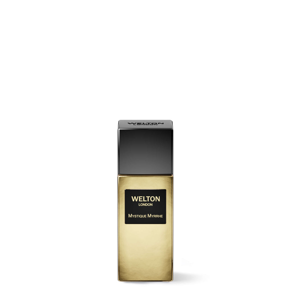 Mystique Myrrhe Welton London perfume in 50ml and 10ml features a bold spicy blend ideal for colder seasons