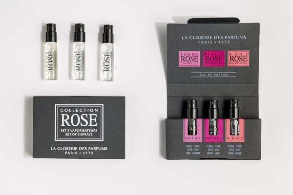 Rose perfume discovery kit